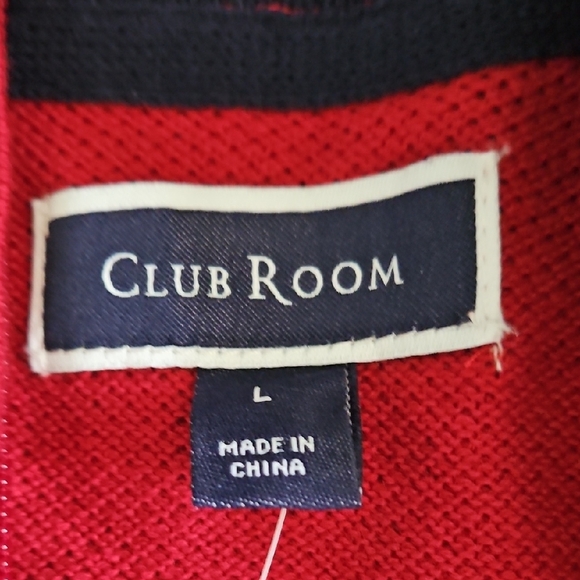 Club Room Bold Red Knitwear - Picture 2 of 14